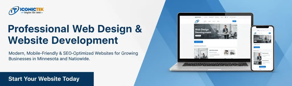 Professional website development and website designing